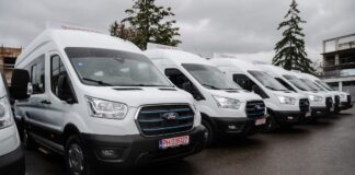 (VIDEO) 41 de microbuze școlare, distribuite către primării. Achiziționate de Consiliului Județean, printr-un proiect cu bani europeni