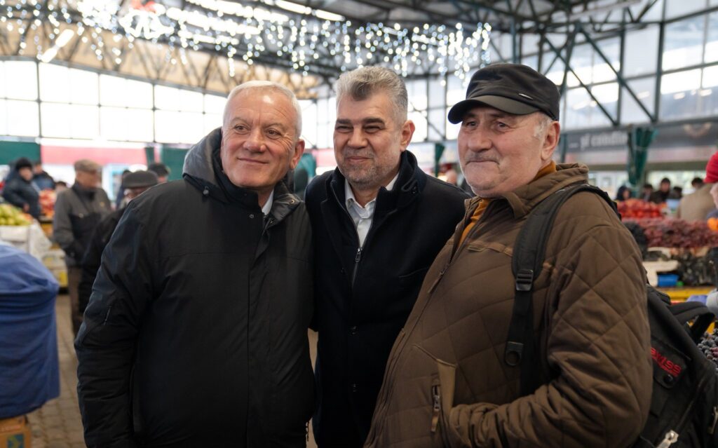 campanie electorală alegeri parțiale 2025, Marcel Ciolacu împreună Constantin Toma