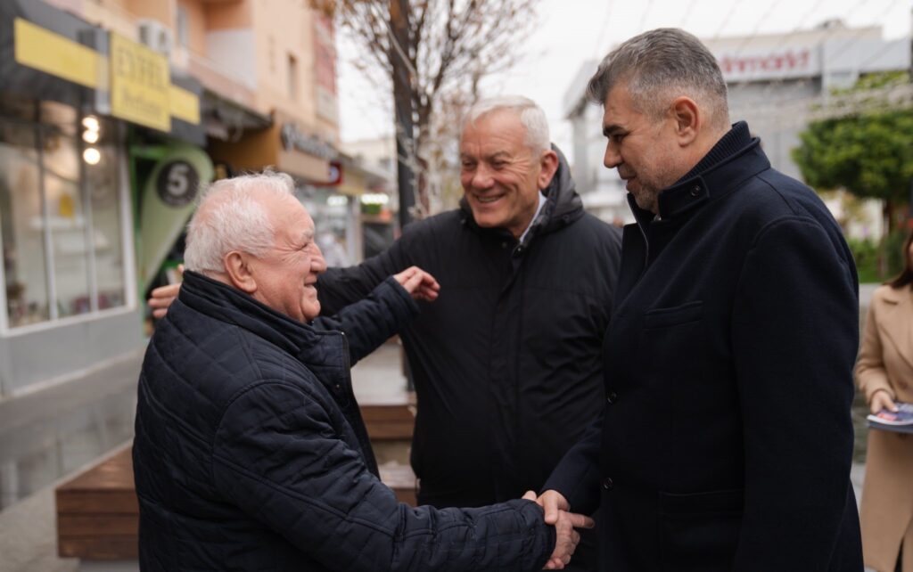 campanie electorală alegeri parțiale 2025, Marcel Ciolacu împreună Constantin Toma