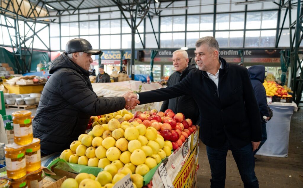 campanie electorală alegeri parțiale 2025, Marcel Ciolacu împreună Constantin Toma