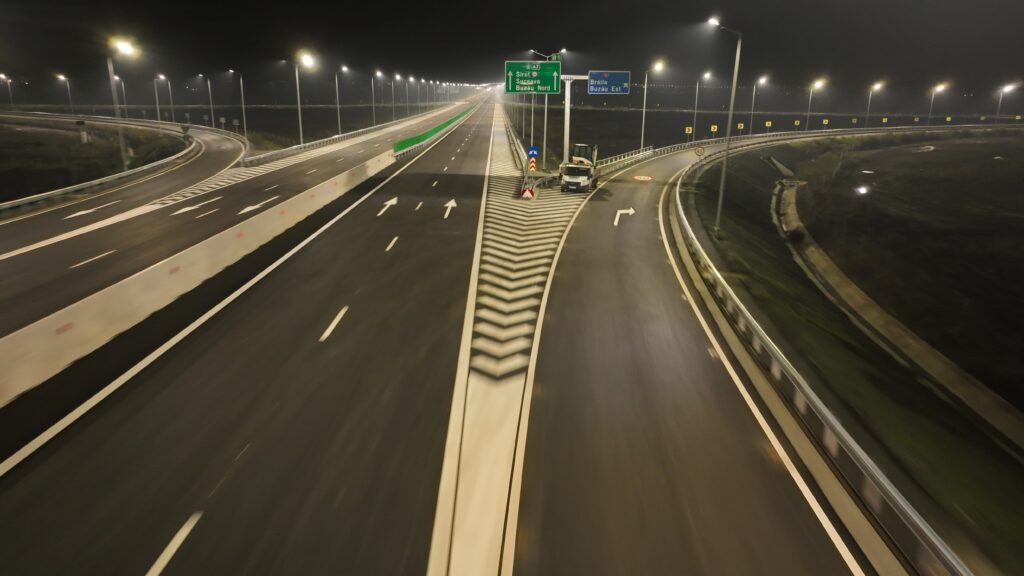 imagini autostradă A7 lot 3 Buzău- Pietroasele