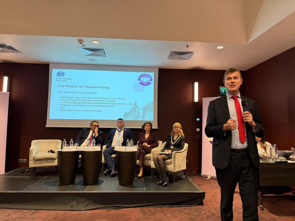 Alisa Russell primul primar român Marea Britanie, Constantin Toma eveniment Ambasada Marii Britanii în Romănia, Laura Popescu ambasador România la Londra