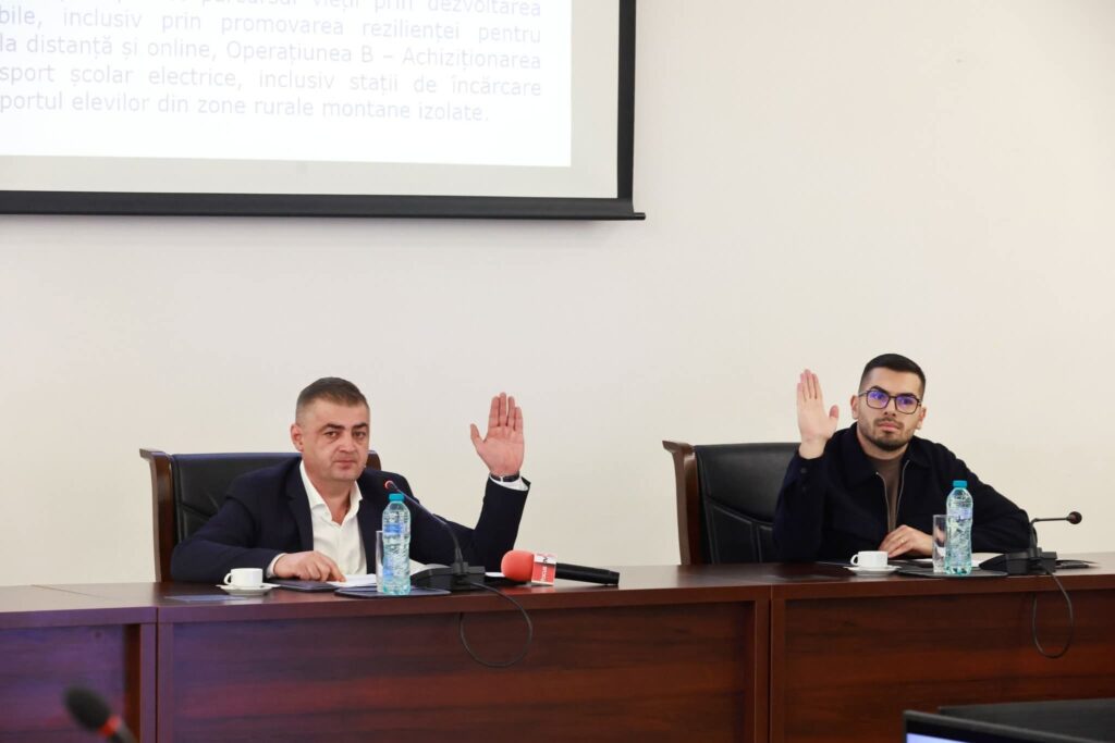 microbuze electrice școlare județul Buzău, ședință extraordinară Consiliul Județean Buzău