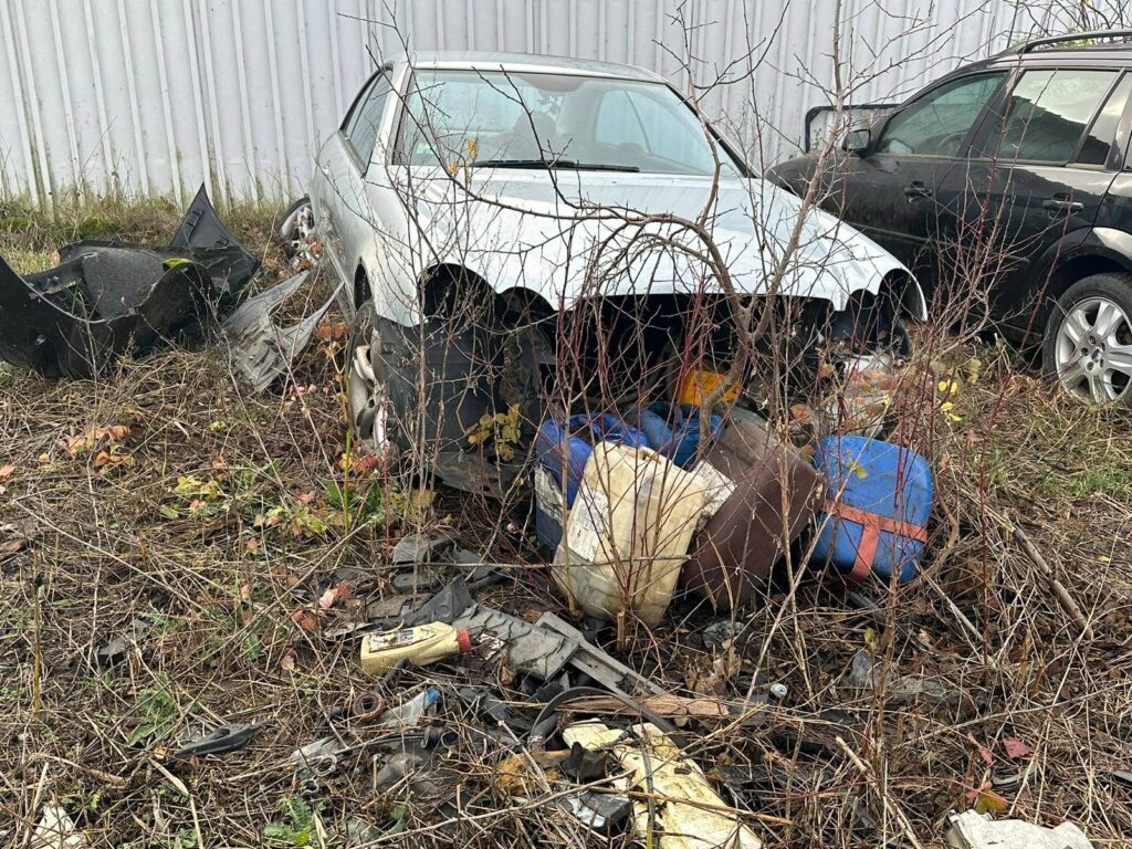 centru de dezmembrări auto amendat Buzău, control Garda de Mediu dezmembrări auto