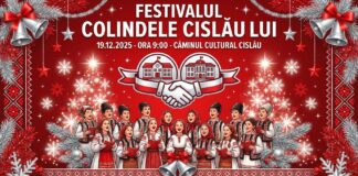 Localnicii, invitați la Festivalul ,,Colindele Cislăului”. Vineri dimineață, la Căminul Cultural