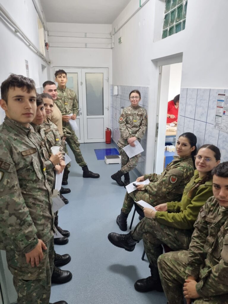 donatori de sânge școli militare Boboc
