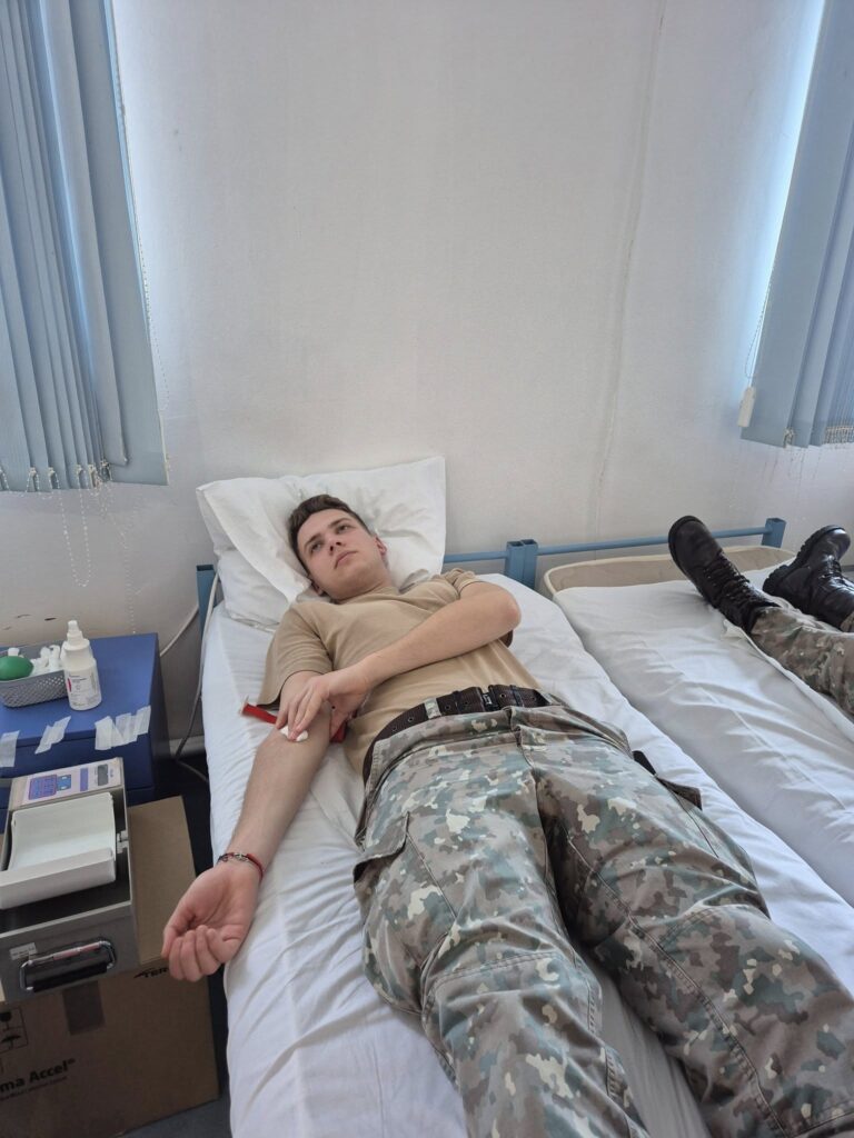 donatori de sânge școli militare Boboc