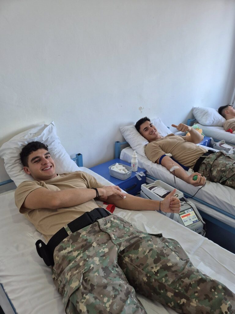 donatori de sânge școli militare Boboc