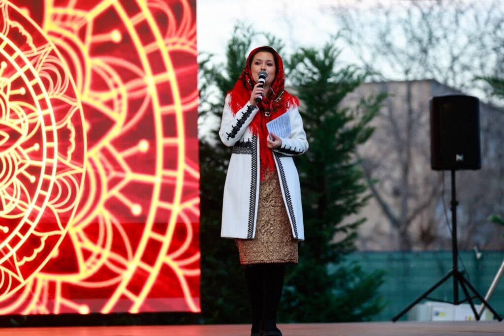 copii întâlnire cu Moș Crăciun Buzău Parcul IC Brătianu