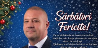 Mesajul de Sărbători al primarului comunei Cislău