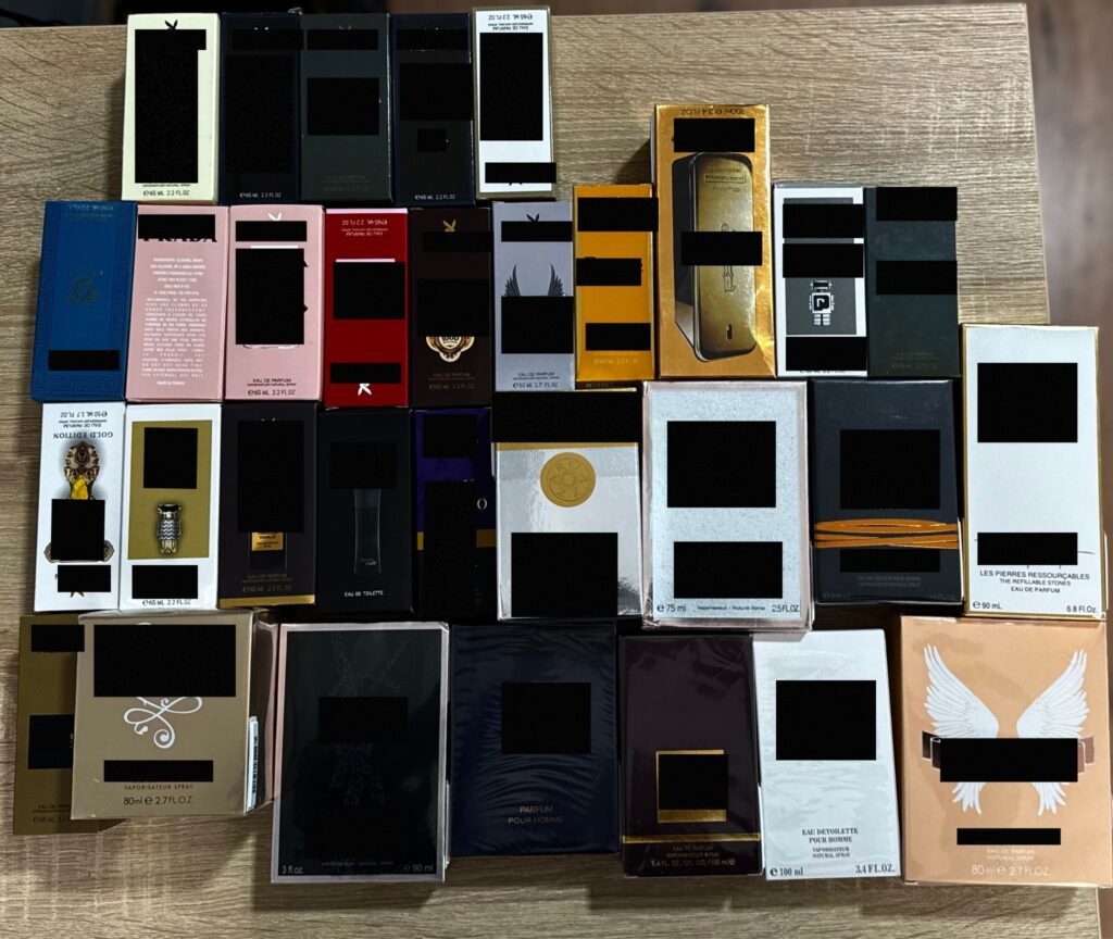 jandarmi buzoieni, parfumuri fake confiscate jandarmi Buzău, țigări confiscate jandarmi Buzău