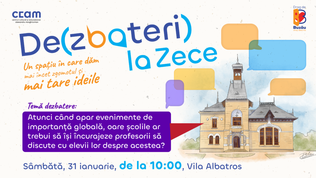 activități Centrul Cultural și Educațional Alexandru Marghiloman Buzău, evenimente Vila Albatros Buzău