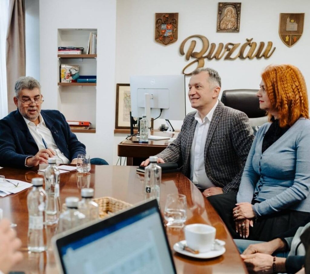 întâlnire Consiliul Județean subiect parc industrial Râmnicu Sărat, parc industrial Râmnicu Sărat