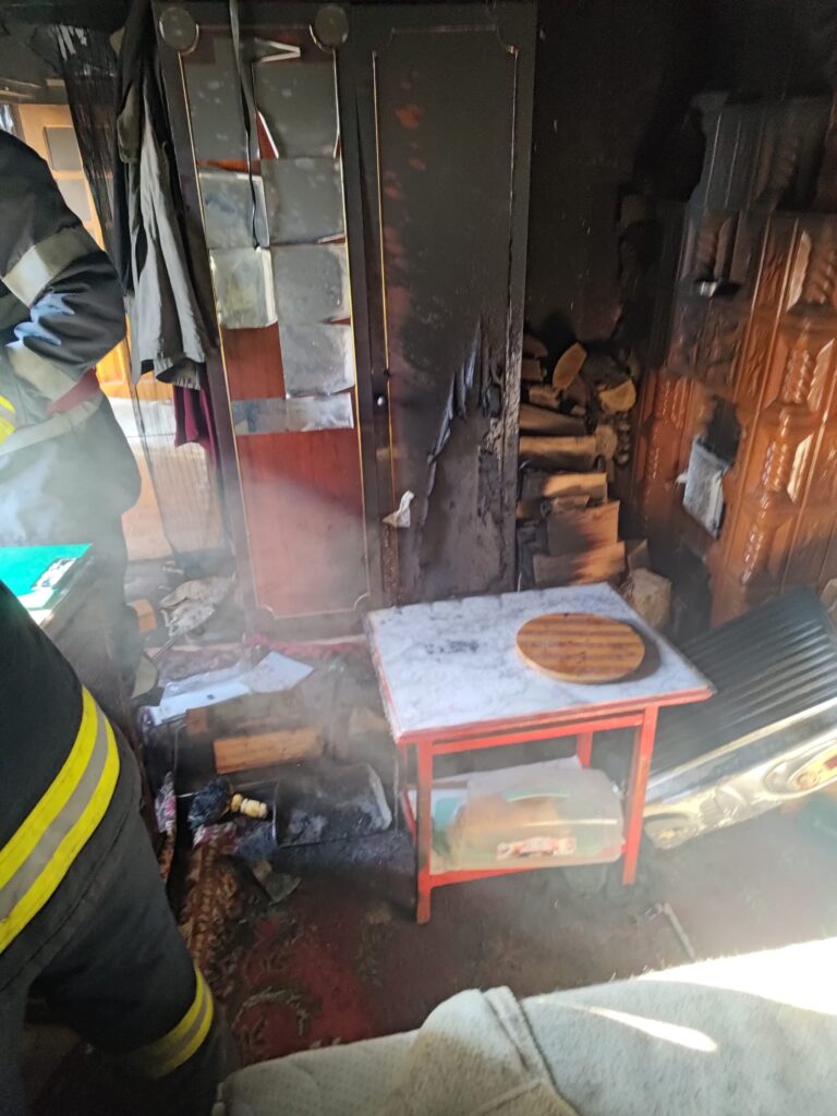 bărbat arsuri incendiu casă Podgoria