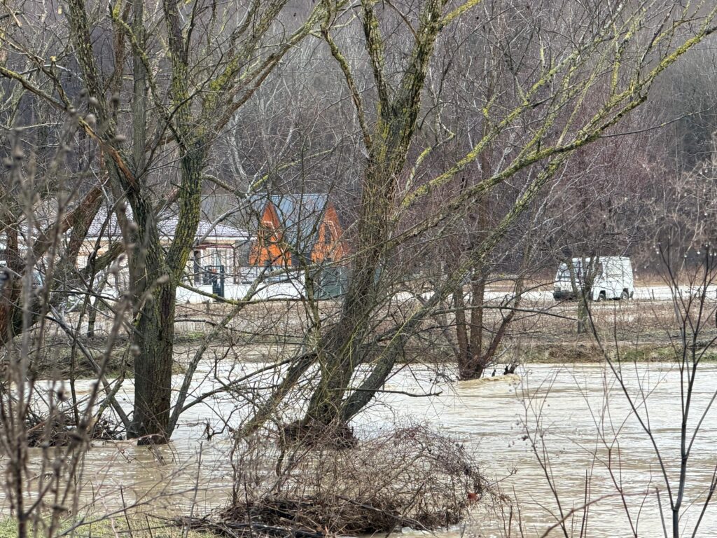 cod roșu avertizare hidro cod roșu râul NIșcov, drumuri afectate ploi abundente, gospodării inundate