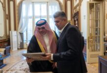 (FOTO) Marcel Ciolacu, întâlnire cu Ambasadorul Regatului Arabiei Saudite. ,,Investiții posibile în județul Buzău”