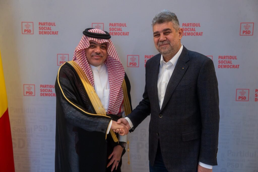 Marcel Ciolacu întâlnire Ambasador Regat Arabia Saudită