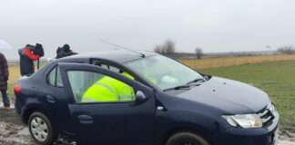 Garda de Mediu și Poliția verifică o posibilă poluare din cauza fertilizării chimice a unui teren agricol