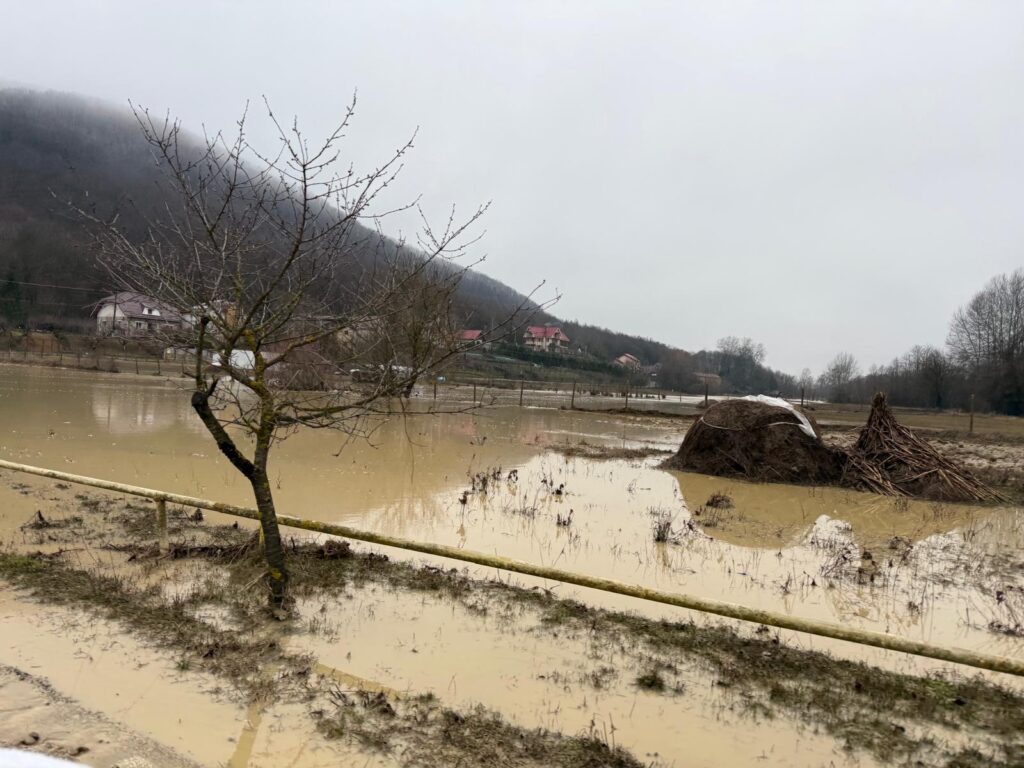 (UPDATE/VIDEO) Probleme în județ, după ploile abundente. Alertă meteo de cod portocaliu pe râul Nișcov 5 inundații cod portocaliu râul NIșcov alunecări de teren DN 10