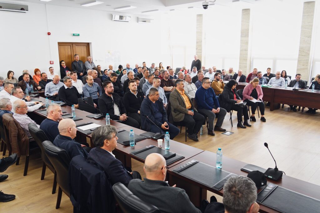 Marcel Ciolacu întâlnire primari buzoieni, primari întâlnire Consiliul Județean Buzău