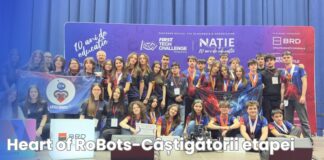 (FOTO) Echipa Heart of RoBots, cea mai bună din țară! Merge la Mondialul din SUA, pentru al doilea an consecutiv