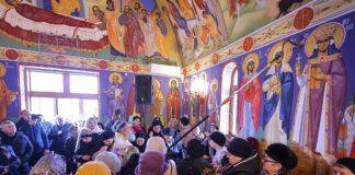 (FOTO) Pictura unei biserici din Buzău, sfințită de IPS Ciprian