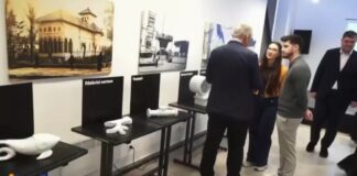 (VIDEO) Expoziție inedită la Iazul Morilor. Machete și mobilier stradal 3D, realizate de studenți
