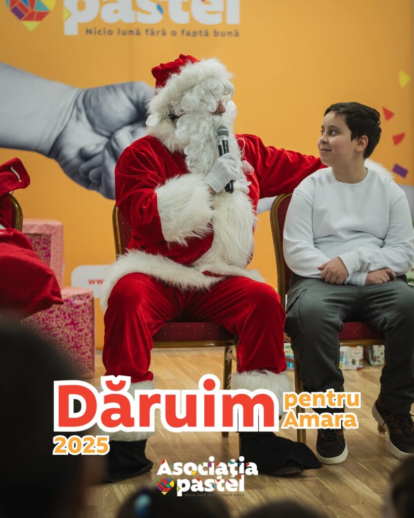 Dăruim pentru Amara Asociatia pastel Primărie, daruri familii sat Amara Balta-Albă