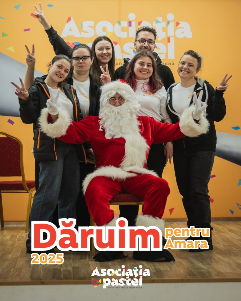 Dăruim pentru Amara Asociatia pastel Primărie, daruri familii sat Amara Balta-Albă