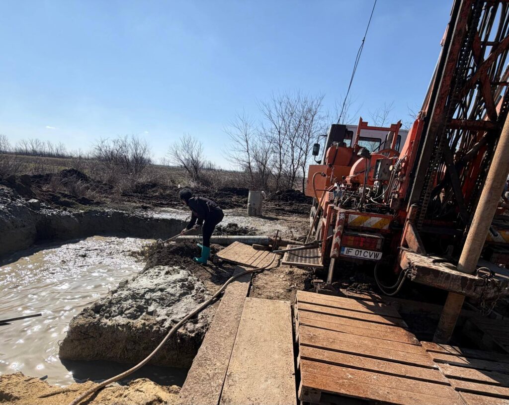 anunț primăriță Violeta Preda Brădeanu, foraj apă Brădeanu, Primăria Brădeanu