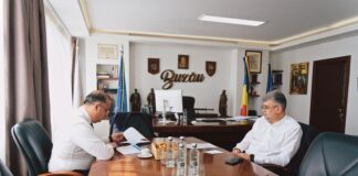 (FOTO) Parteneriat Buzău – Vrancea. Marcel Ciolacu, întâlnire cu Nicușor Halici