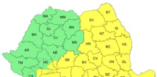 Ploi abundente și grindină. Județul Buzău, sub cod galben