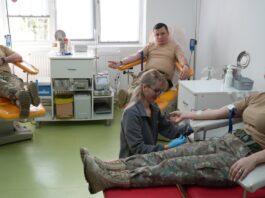 (FOTO) Militari din Garnizoana Buzău, campanie de donare de sânge