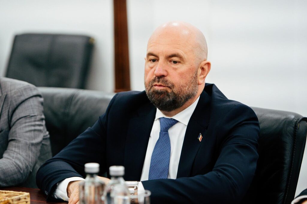 Adrian Petre, Constantin Cristea, Marcel Ciolacu președinte Consiliul Județean Buzău, primar Constantin Toma, Romeo Lungu, vicepremier Republica Moldova Vladimir Bolea vizită Buzău