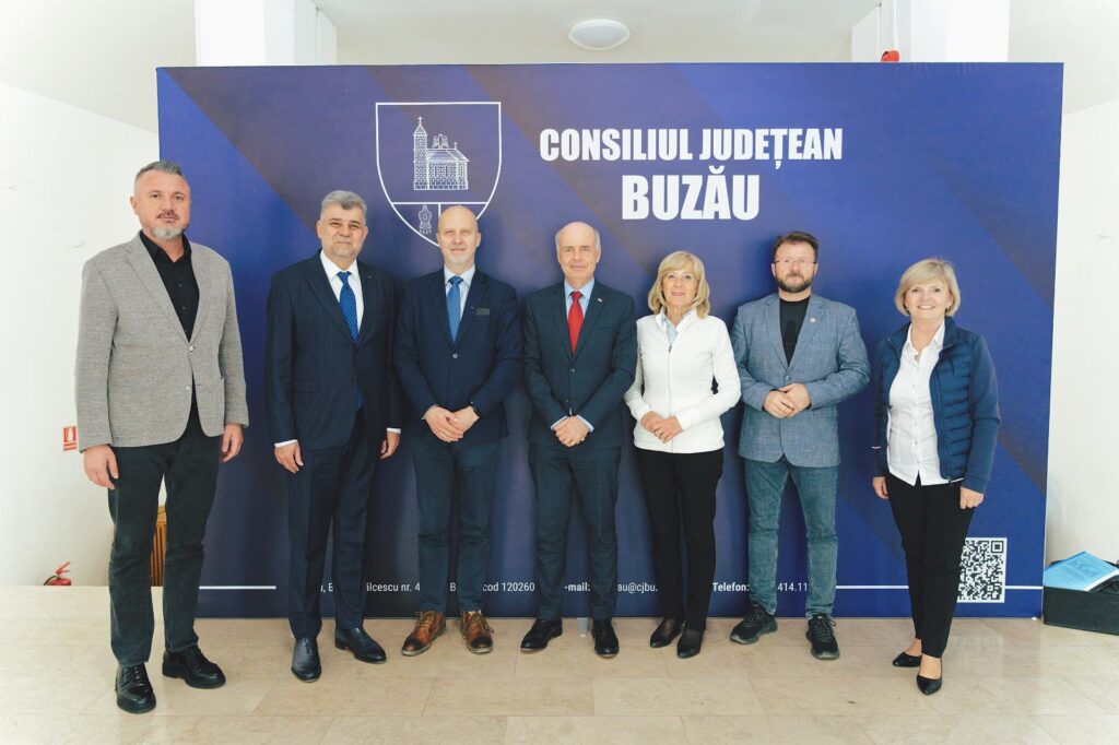 senatori cehi vizită Buzău, vizită ambasador Cehia Consiliul Județean Buzău