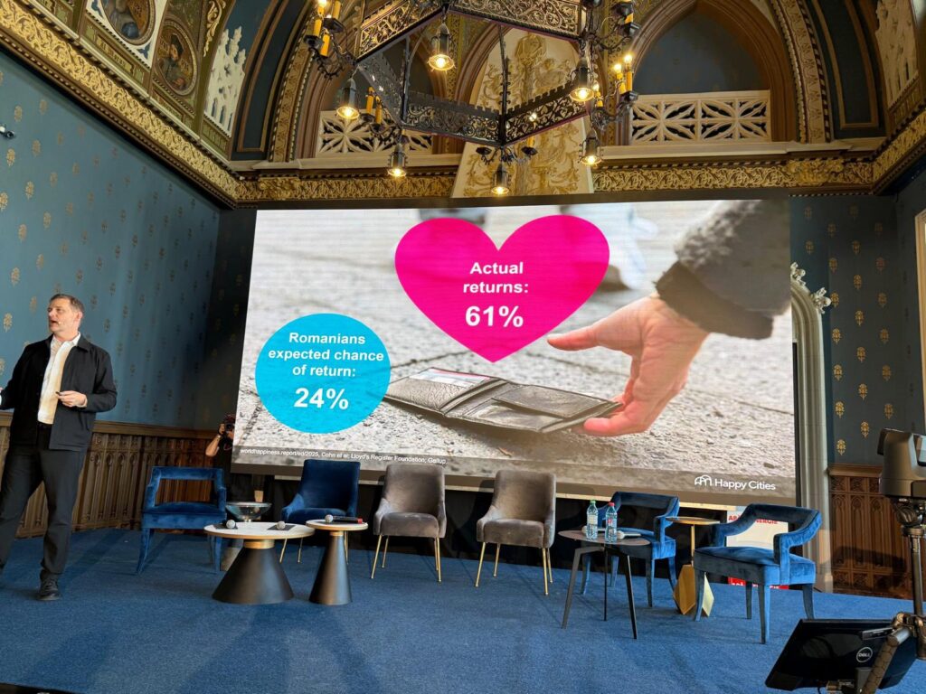 Charles Montgomery Orașul fericit, primar Constantin Toma Summit orașe România