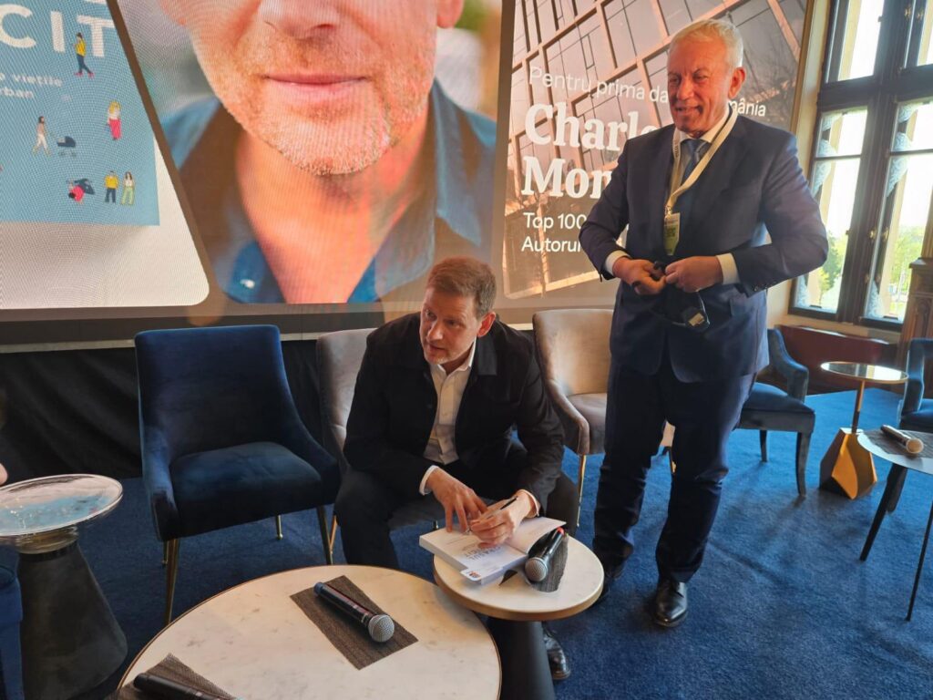 Charles Montgomery Orașul fericit, primar Constantin Toma Summit orașe România