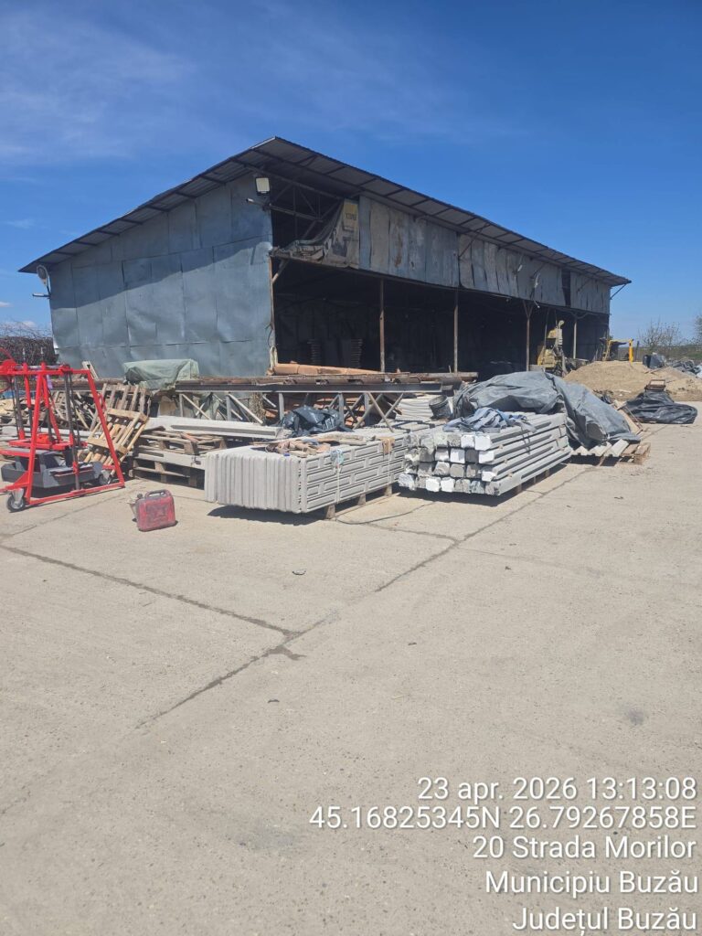 activitate firmă suspendată Buzău, activitate suspendată fabricare beton construcții Buzău, control Garda de Mediu activitate suspendată