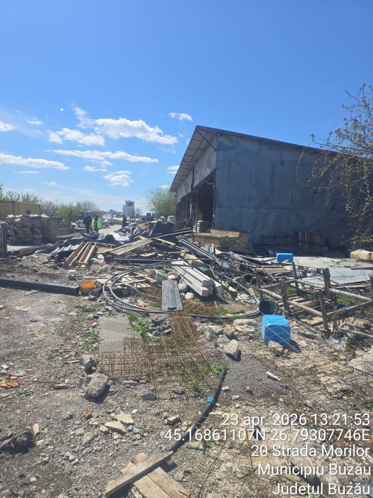 activitate firmă suspendată Buzău, activitate suspendată fabricare beton construcții Buzău, control Garda de Mediu activitate suspendată