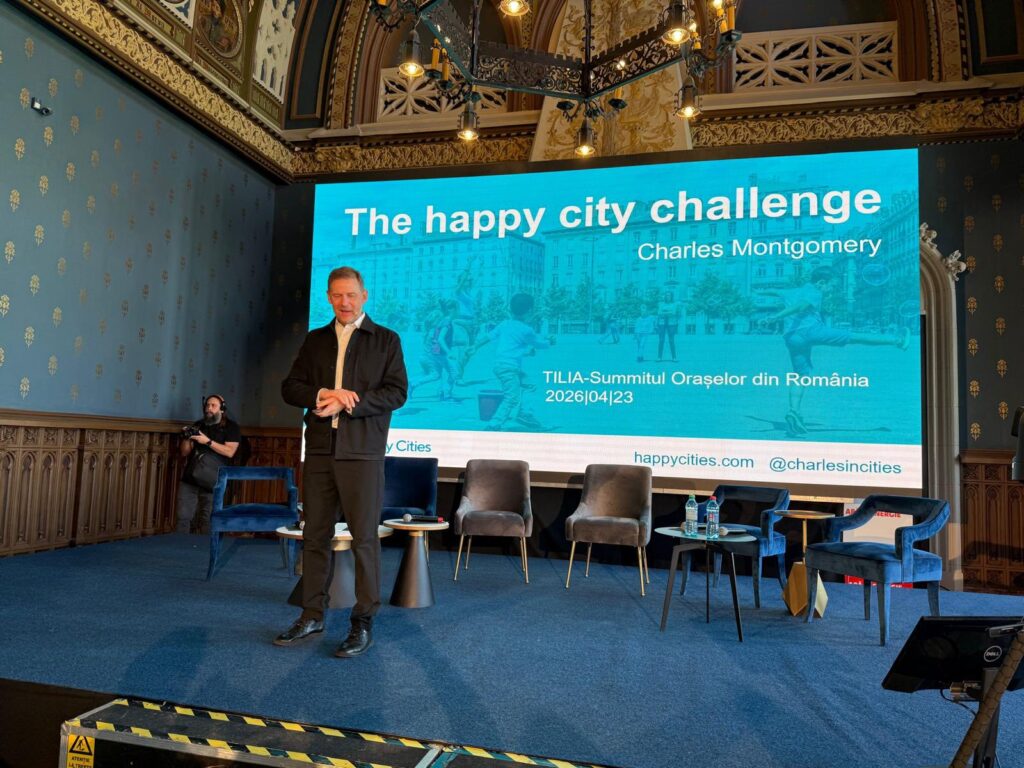 Charles Montgomery Orașul fericit, primar Constantin Toma Summit orașe România