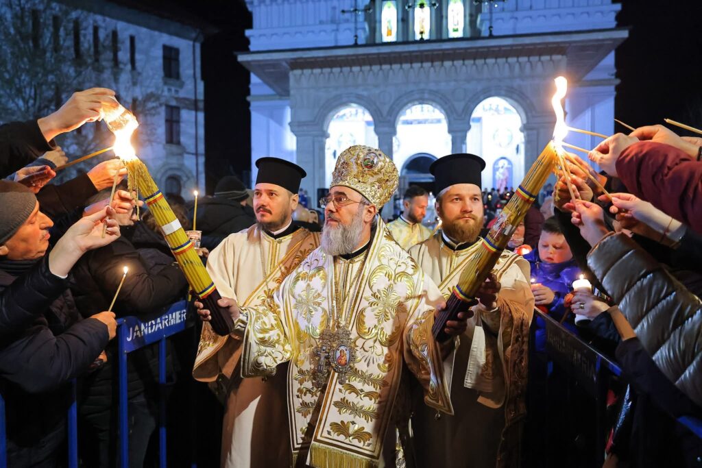 slujbă Înviere noaptea de Paști Buzău