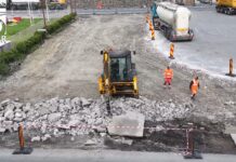 (VIDEO) Șantier deschis pentru noul rond de la Spătaru