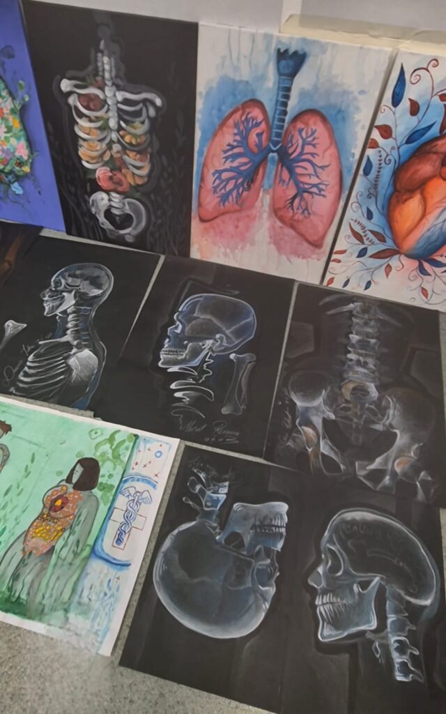 expoziție Forma Vieții Spitalul Județean Buzău, picturi inedite Liceul de Arte Buzău, picturi inedite spital Buzău