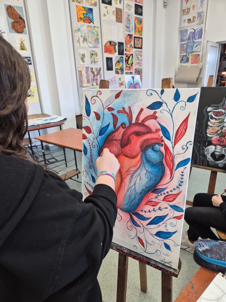 expoziție Forma Vieții Spitalul Județean Buzău, picturi inedite Liceul de Arte Buzău, picturi inedite spital Buzău