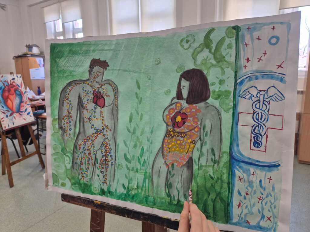 expoziție Forma Vieții Spitalul Județean Buzău, picturi inedite Liceul de Arte Buzău, picturi inedite spital Buzău