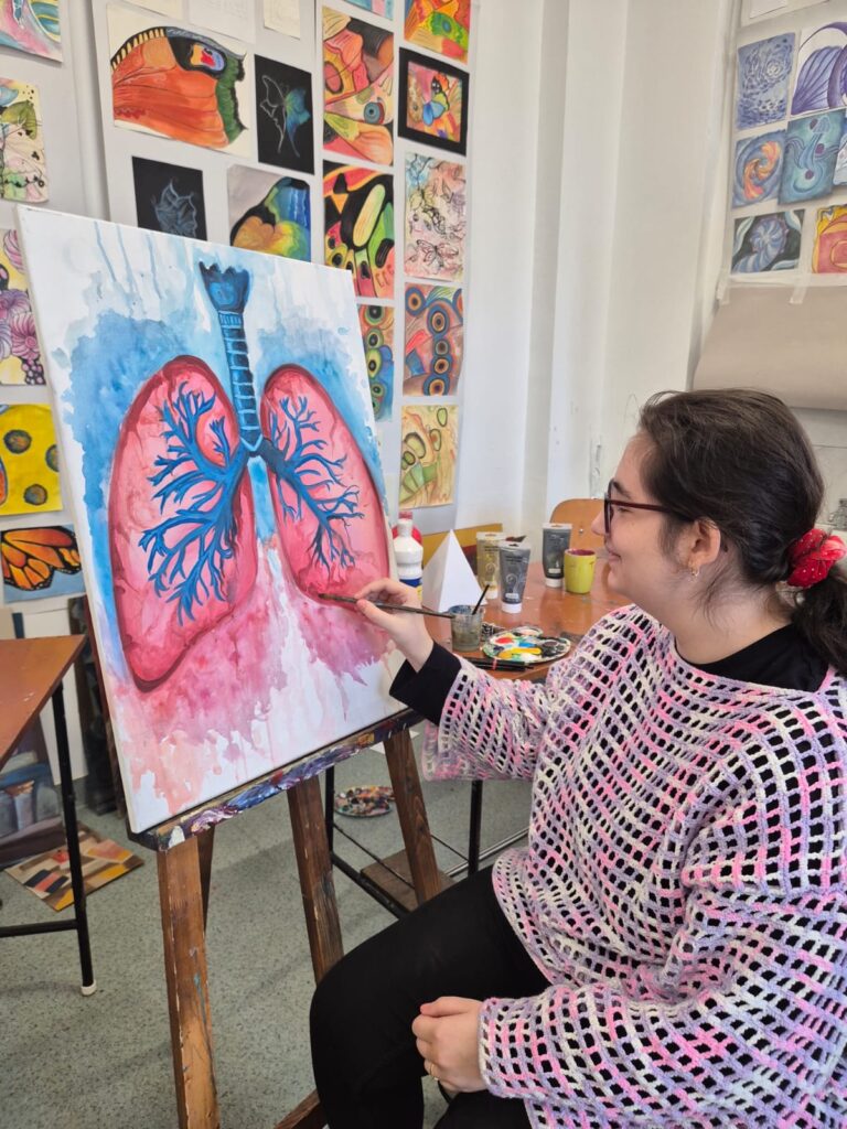 expoziție Forma Vieții Spitalul Județean Buzău, picturi inedite Liceul de Arte Buzău, picturi inedite spital Buzău
