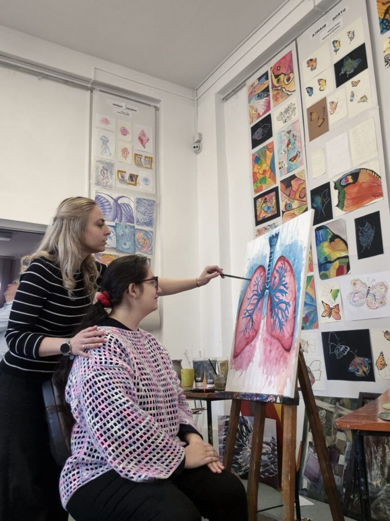 expoziție Forma Vieții Spitalul Județean Buzău, picturi inedite Liceul de Arte Buzău, picturi inedite spital Buzău