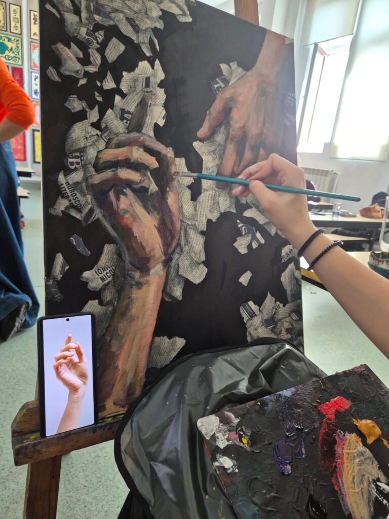 expoziție Forma Vieții Spitalul Județean Buzău, picturi inedite Liceul de Arte Buzău, picturi inedite spital Buzău