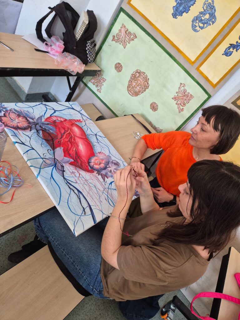 expoziție Forma Vieții Spitalul Județean Buzău, picturi inedite Liceul de Arte Buzău, picturi inedite spital Buzău