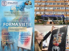 (FOTO) Lucrări inedite expuse la Spitalul Județean. Vernisajul, joi, 23 aprilie